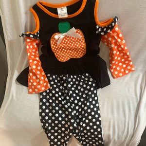 Peak a Boo Shoulder Polka Dot Matched Set